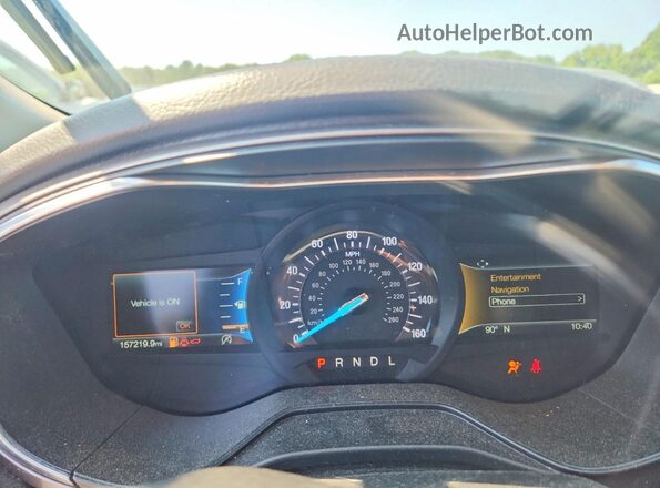 3FA6P0HD7LR183078 2020 FORD FUSION Gray ხელსაწყოთა პანელის ხედი