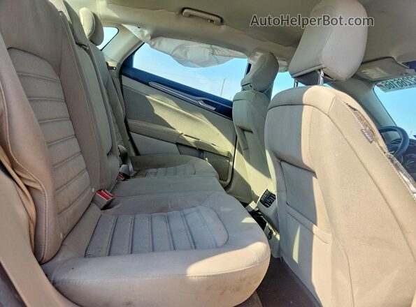 3FA6P0HD7LR249211 2020 FORD FUSION Red Rear seats view