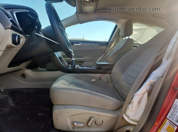 3FA6P0HD7LR249211 2020 FORD FUSION Red Front interior view