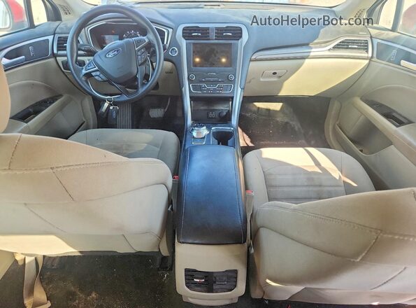 3FA6P0HD7LR249211 2020 FORD FUSION Red Dashboard view