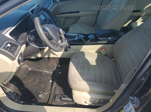 3FA6P0HD8GR143792 2016 FORD FUSION Silver წინა სალონის ხედი