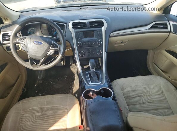3FA6P0HD8GR143792 2016 FORD FUSION Silver წინა პანელის ხედი
