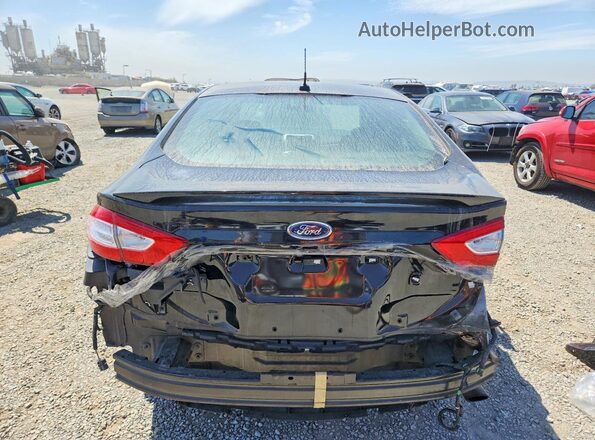 3FA6P0HD8GR187632 2016 FORD FUSION Black უკანა ხედი