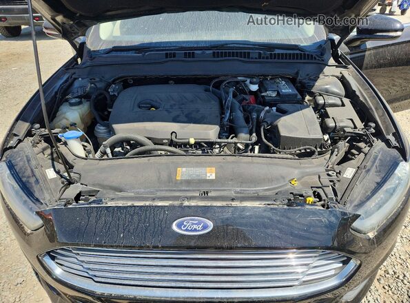 3FA6P0HD8GR187632 2016 FORD FUSION Black უკანა სალონის ხედი