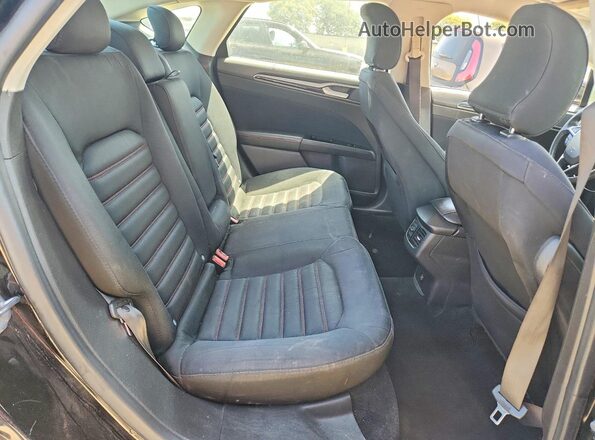 3FA6P0HD8GR187632 2016 FORD FUSION Black უკანა სავარძლების ხედი