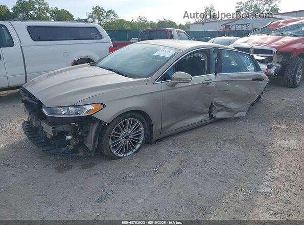 3FA6P0HD8GR213159 2016 FORD FUSION Gold წინა მარცხენა ხედი სამი მეოთხედიდან