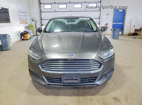 3FA6P0HD8GR268288 2016 FORD FUSION Серый Вид спереди
