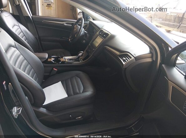 3FA6P0HD8GR301483 2016 FORD FUSION Black Вид салону спереду