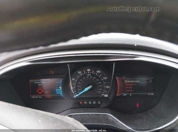 3FA6P0HD8GR313407 2016 FORD FUSION Gray Rear seats view