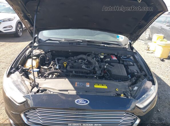 3FA6P0HD8GR329350 2016 FORD FUSION Черный Вид сзади