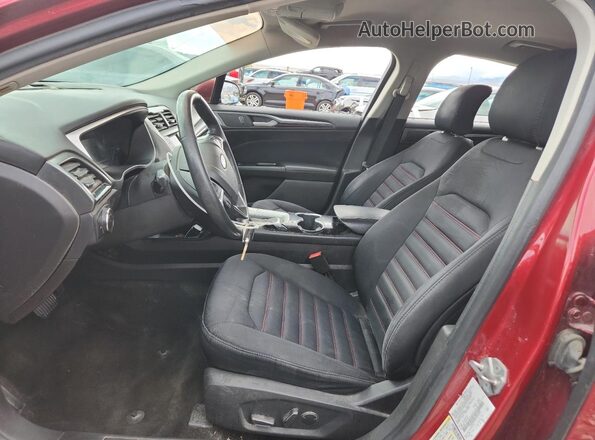 3FA6P0HD8GR362249 2016 FORD FUSION Red Սալոնի դիմացի տեսք