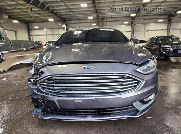 3FA6P0HD8HR229069 2017 FORD FUSION Gray Front view