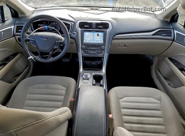 3FA6P0HD8HR269314 2017 FORD FUSION Black Widok deski rozdzielczej