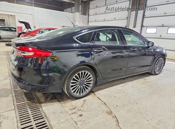 3FA6P0HD8HR407871 2017 FORD FUSION Black Tył prawy