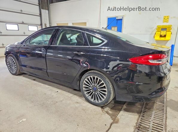 3FA6P0HD8HR407871 2017 FORD FUSION Black Tył lewy