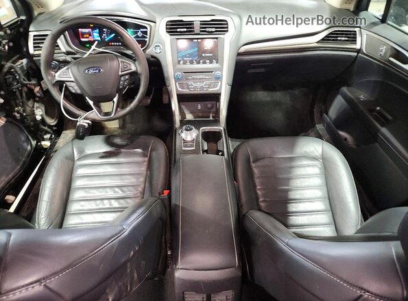 3FA6P0HD8HR407871 2017 FORD FUSION Black Widok deski rozdzielczej