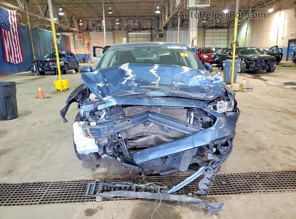 3FA6P0HD8JR190795 2018 FORD FUSION Blue წინა ხედი