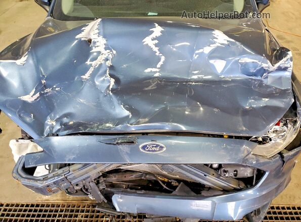 3FA6P0HD8JR190795 2018 FORD FUSION Blue უკანა სალონის ხედი