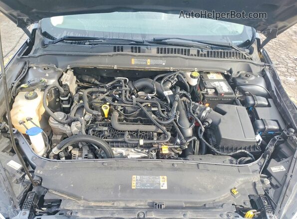 3FA6P0HD8JR252258 2018 FORD FUSION Серый Вид задней части салона