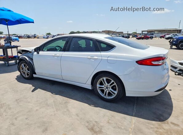 3FA6P0HD8JR262241 2018 FORD FUSION White უკანა მარცხენა
