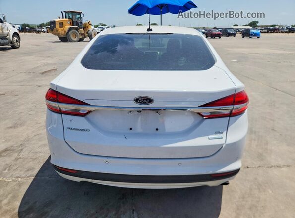 3FA6P0HD8JR262241 2018 FORD FUSION White უკანა ხედი