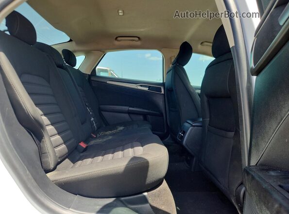 3FA6P0HD8JR262241 2018 FORD FUSION White უკანა სავარძლების ხედი