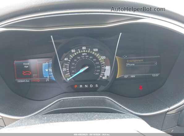 3FA6P0HD8JR266676 2018 FORD FUSION Red უკანა სავარძლების ხედი