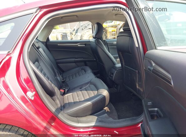 3FA6P0HD8JR266676 2018 FORD FUSION Red VIN კოდის სტიკერის ხედი