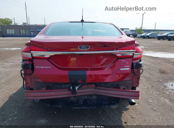 3FA6P0HD8JR266676 2018 FORD FUSION Red წინა ხედი
