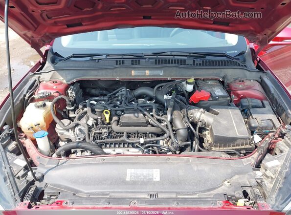 3FA6P0HD8JR266676 2018 FORD FUSION Red უკანა ხედი