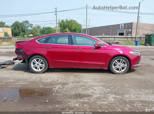 3FA6P0HD8JR266676 2018 FORD FUSION Red სალონის 360-გრადუსიანი ხედი