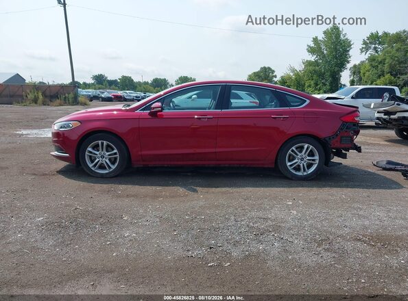 3FA6P0HD8JR266676 2018 FORD FUSION Red 
