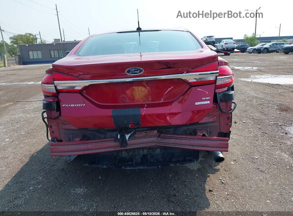 3FA6P0HD8JR266676 2018 FORD FUSION Red 