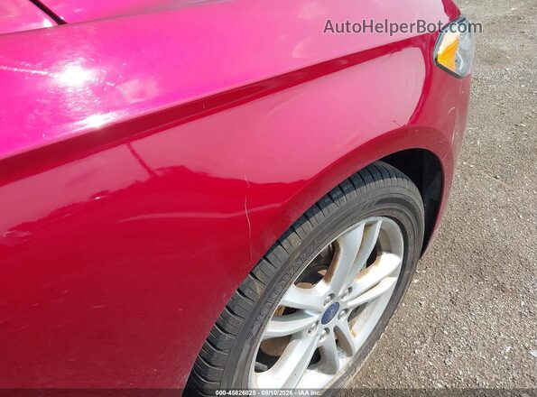 3FA6P0HD8JR266676 2018 FORD FUSION Red 