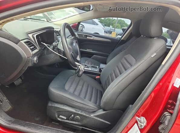 3FA6P0HD8KR108470 2019 FORD FUSION Brown Vista interior delantera