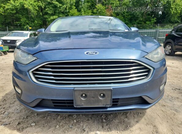 3FA6P0HD8KR228656 2019 FORD FUSION Blue Դիմացի տեսք