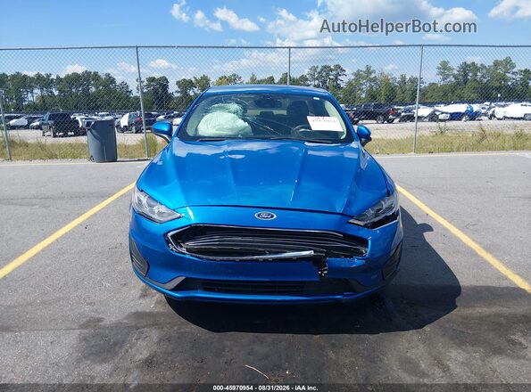 3FA6P0HD8KR245960 2019 FORD FUSION Blue Սարքավորումների վահանակի տեսք