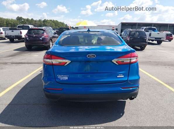 3FA6P0HD8KR245960 2019 FORD FUSION Blue 