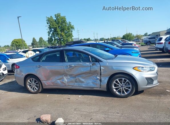 3FA6P0HD8LR107384 2020 FORD FUSION Silver უკანა სალონის ხედი