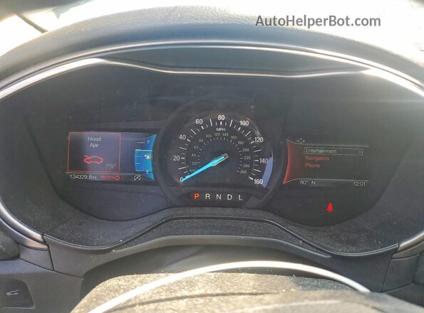 3FA6P0HD8LR124864 2020 FORD FUSION Gray Widok zestawu wskaźników