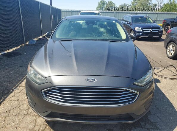 3FA6P0HD8LR124864 2020 FORD FUSION Gray Widok z przodu