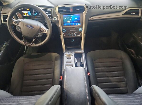 3FA6P0HD8LR160392 2020 FORD FUSION Blue Vista del salpicadero