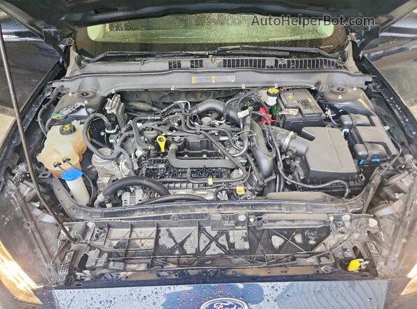 3FA6P0HD8LR160392 2020 FORD FUSION Blue Vista interior trasera