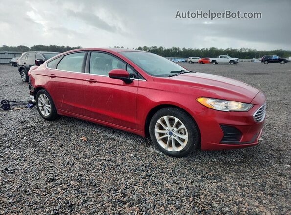 3FA6P0HD8LR161624 2020 FORD FUSION Red Delantero derecho