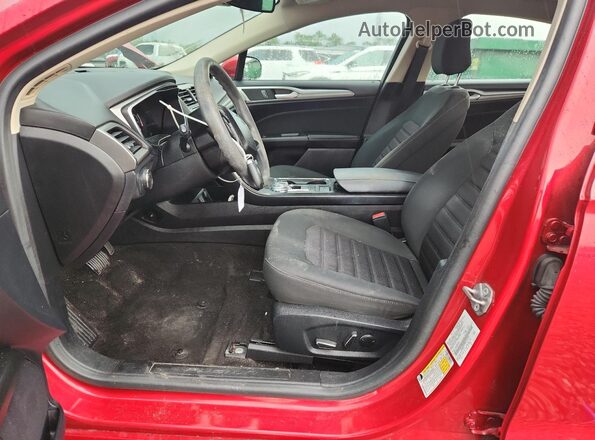 3FA6P0HD8LR161624 2020 FORD FUSION Red Vista interior delantera