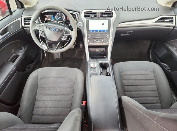 3FA6P0HD8LR161624 2020 FORD FUSION Red Vista del salpicadero