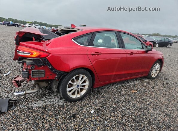 3FA6P0HD8LR161624 2020 FORD FUSION Red Trasero derecho