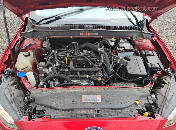 3FA6P0HD8LR161624 2020 FORD FUSION Red Vista interior trasera
