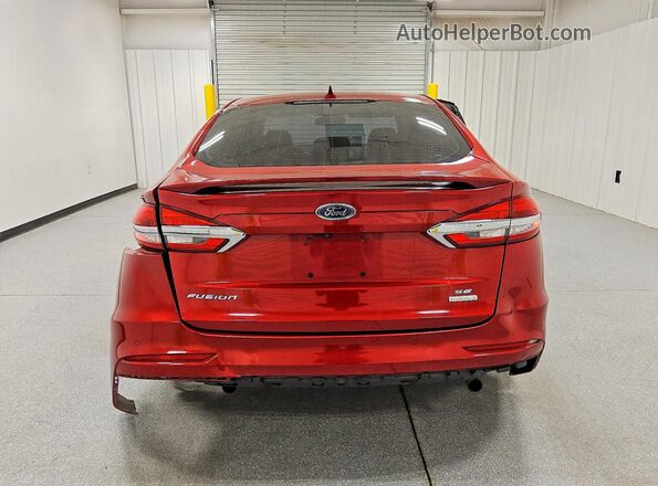 3FA6P0HD8LR171473 2020 FORD FUSION Red Vista trasera