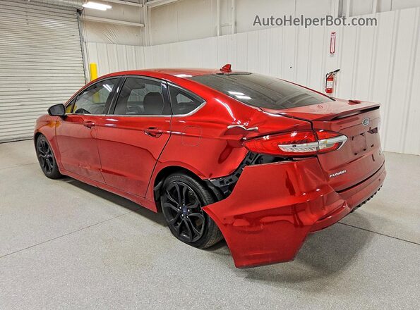 3FA6P0HD8LR171473 2020 FORD FUSION Red Trasero izquierdo